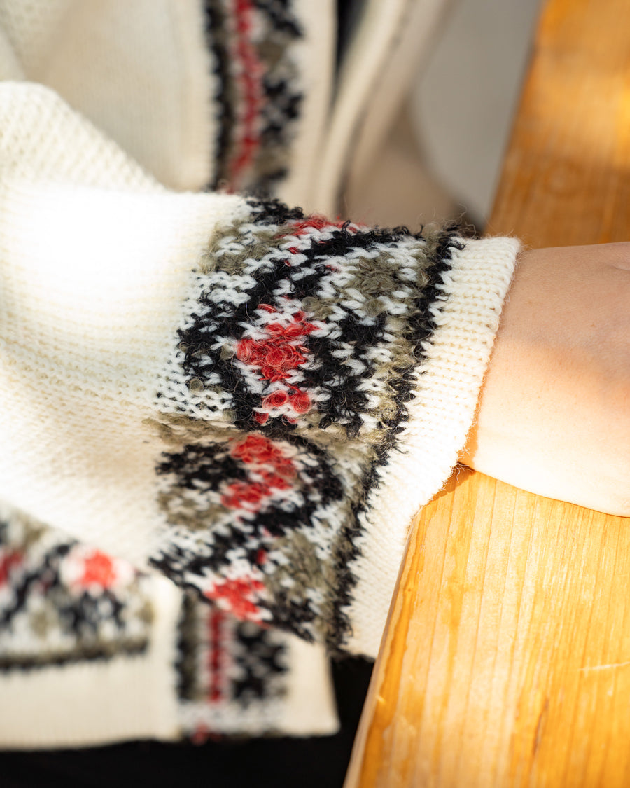 COOHEM　NORWEGIAN KNIT CARDIGAN
