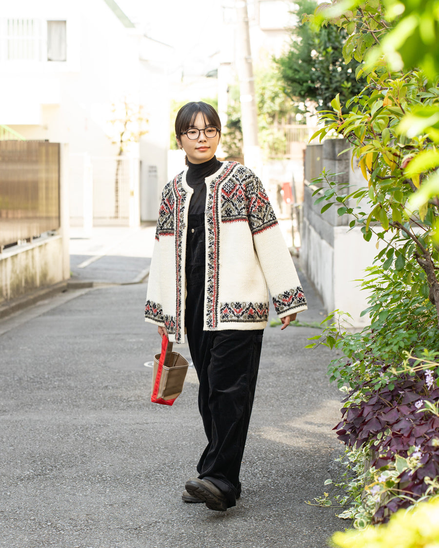COOHEM　NORWEGIAN KNIT CARDIGAN