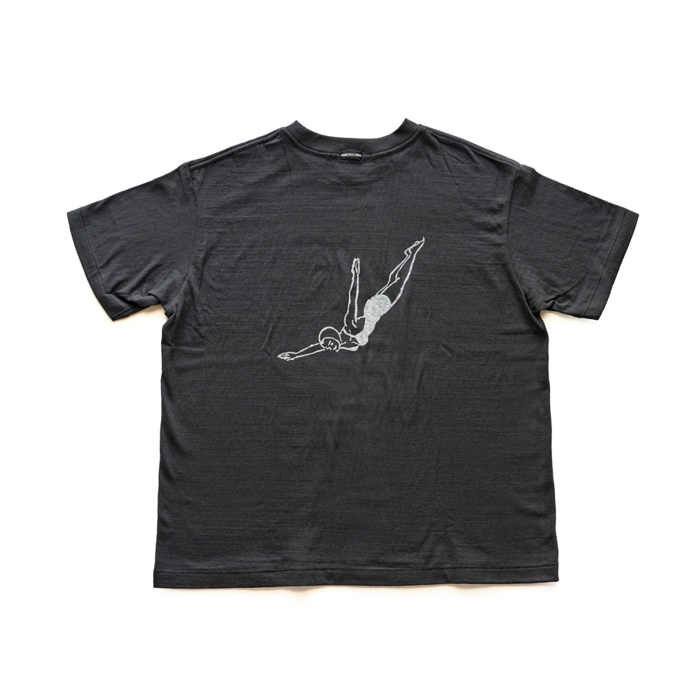 Americana Raffy print tee -SPLASH