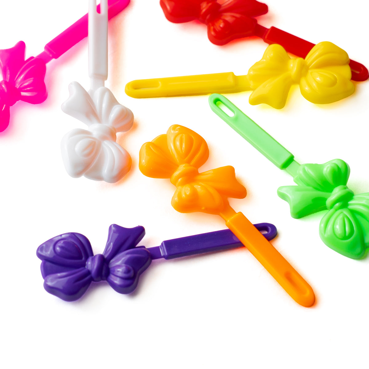 1990s Plastic Ribbon Hair Pin
