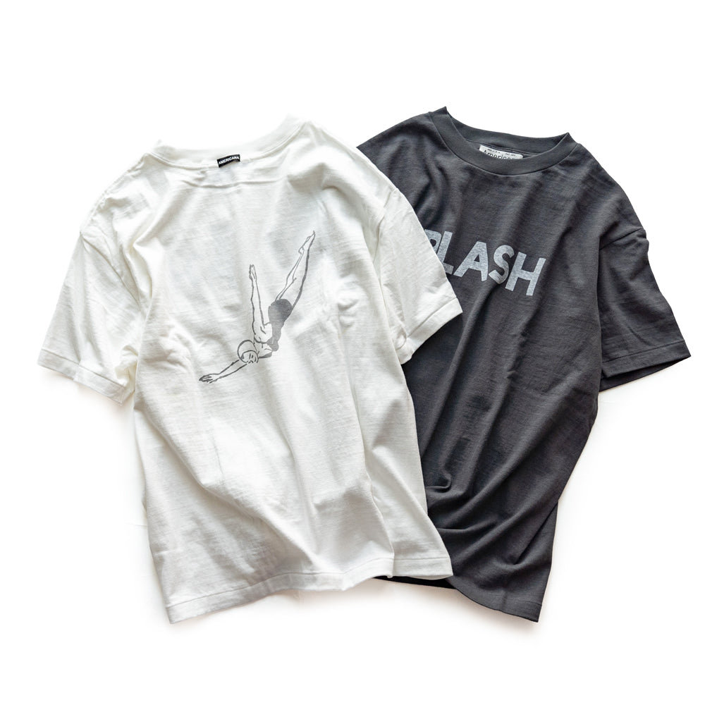Americana Raffy print tee -SPLASH