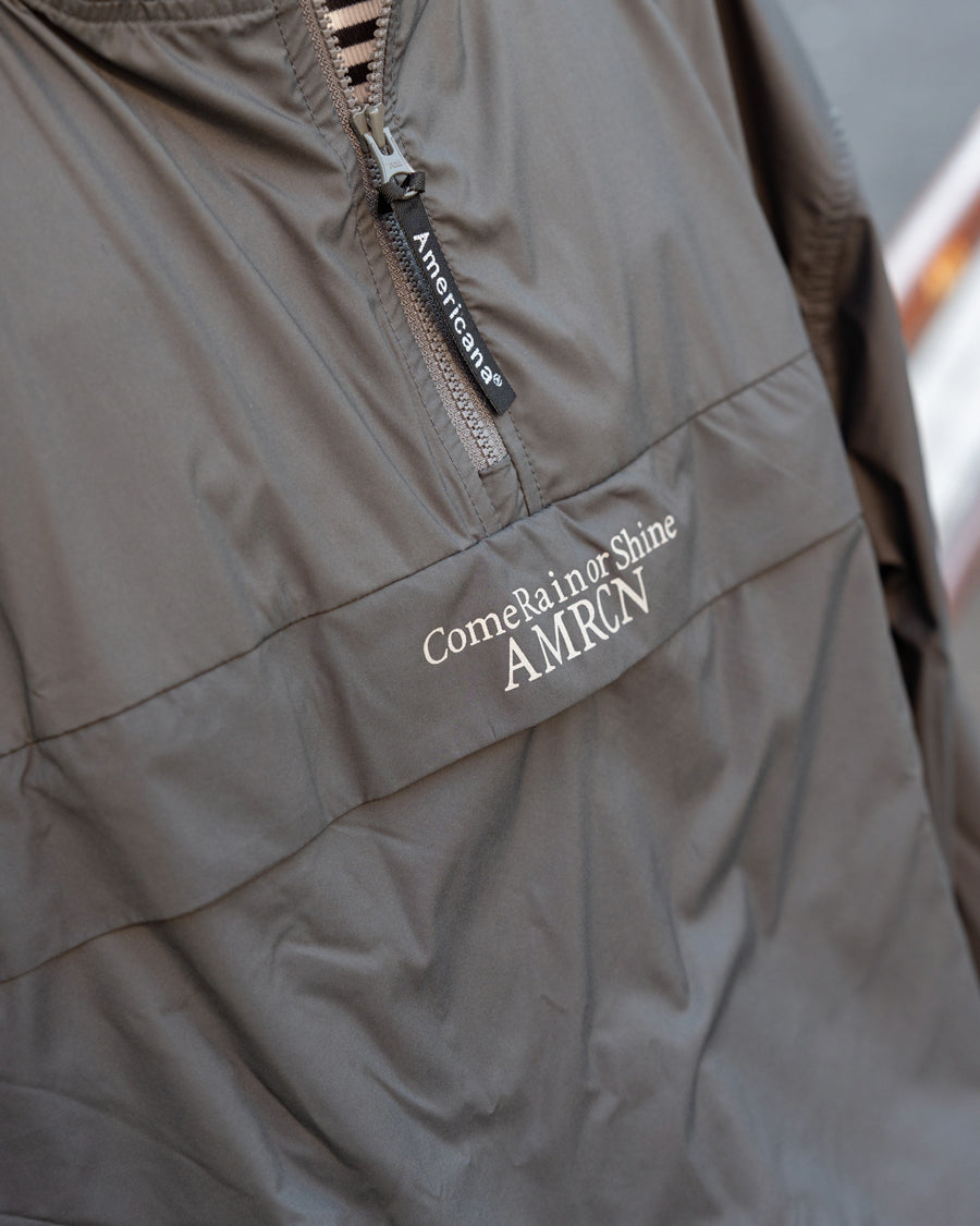 Americana Stretch Taffeta Anorak Hoodie