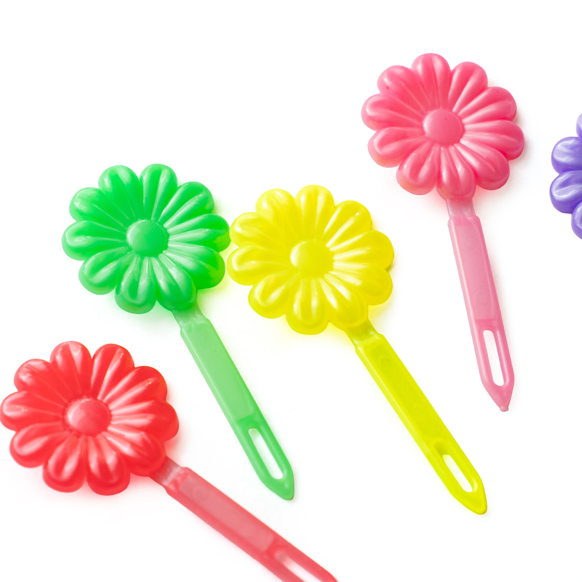 Plastic Flower Hair Pin