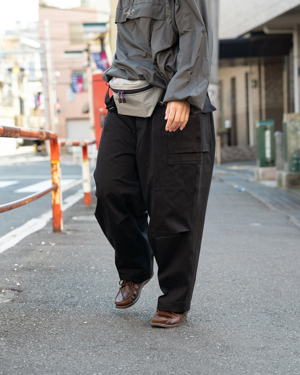 HAVERSACK Cotton satin military pants – Friday