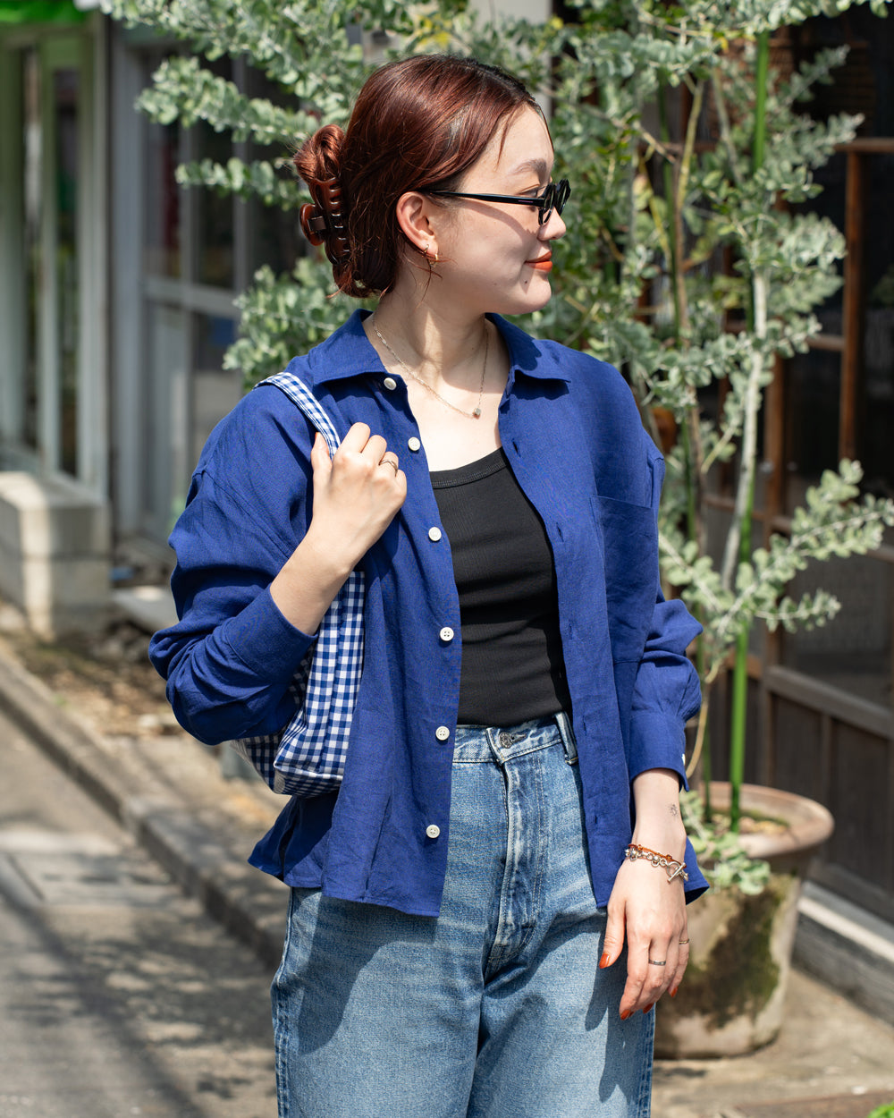 美品！CINCH ObladaIVY SHIRTSブルー Oblada BAGGY SHIRT – Friday