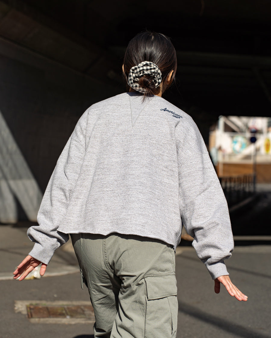 Americana CROPPED CUT OFF SWEAT