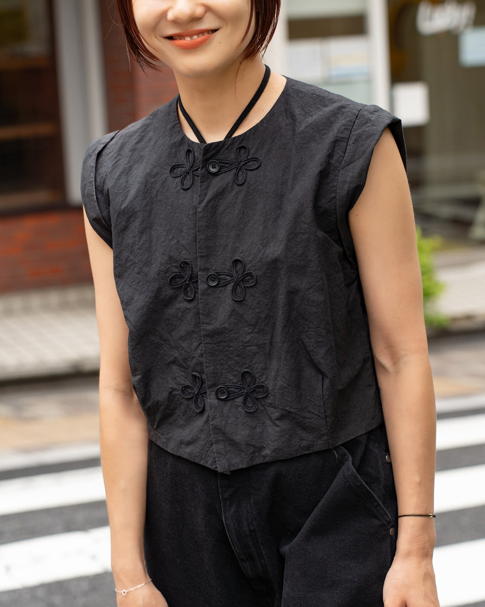 HAVERSACK × Friday  Compact gilet -Black
