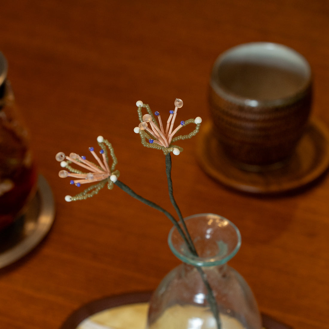 SAI botanical works   Beads flower