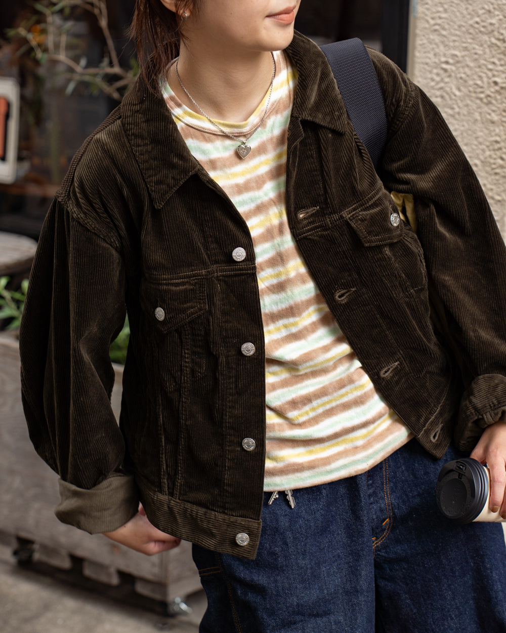 Oblada MARGARET JACKET -CORDUROY