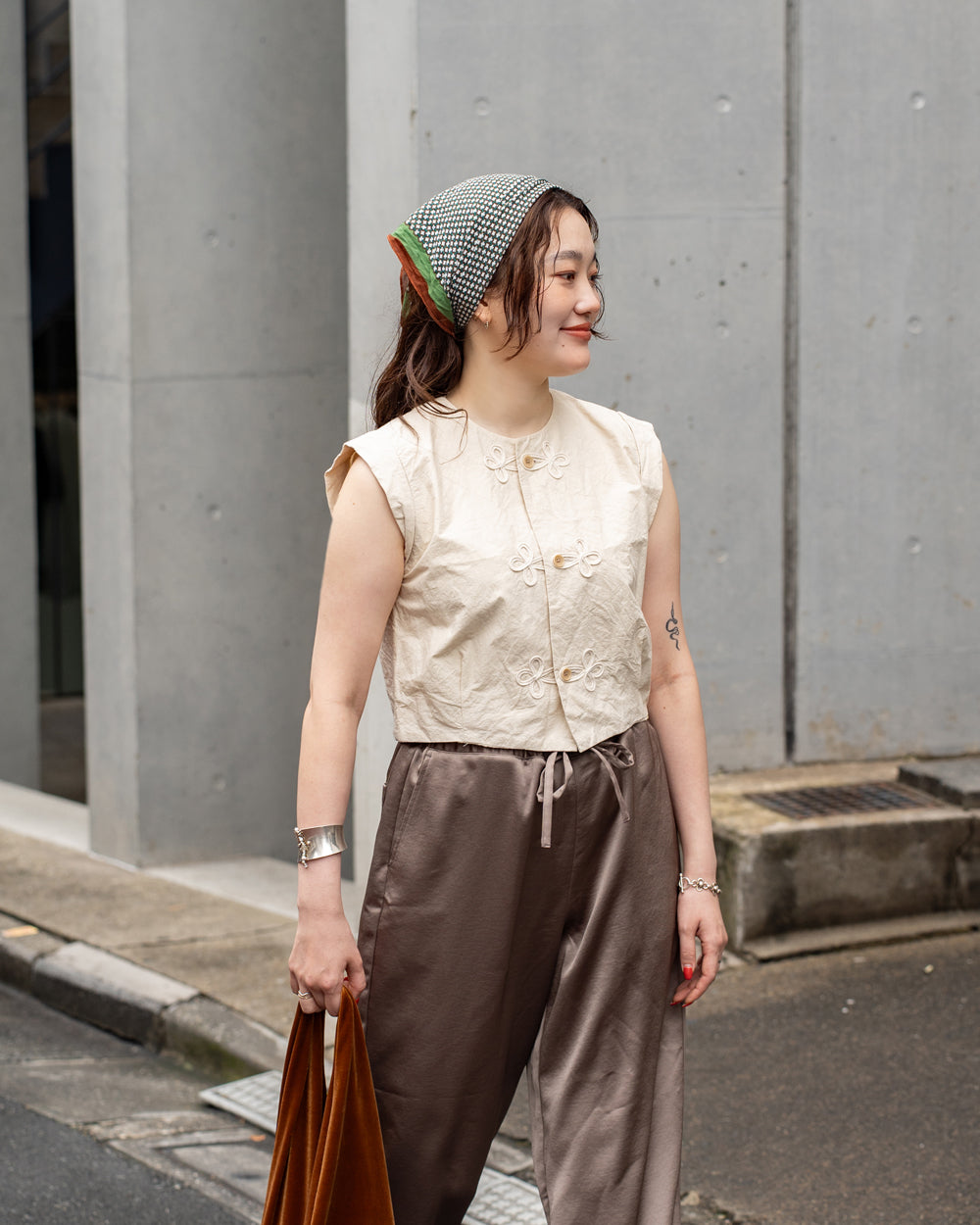 HAVERSACK × Friday  Compact gilet -Natural