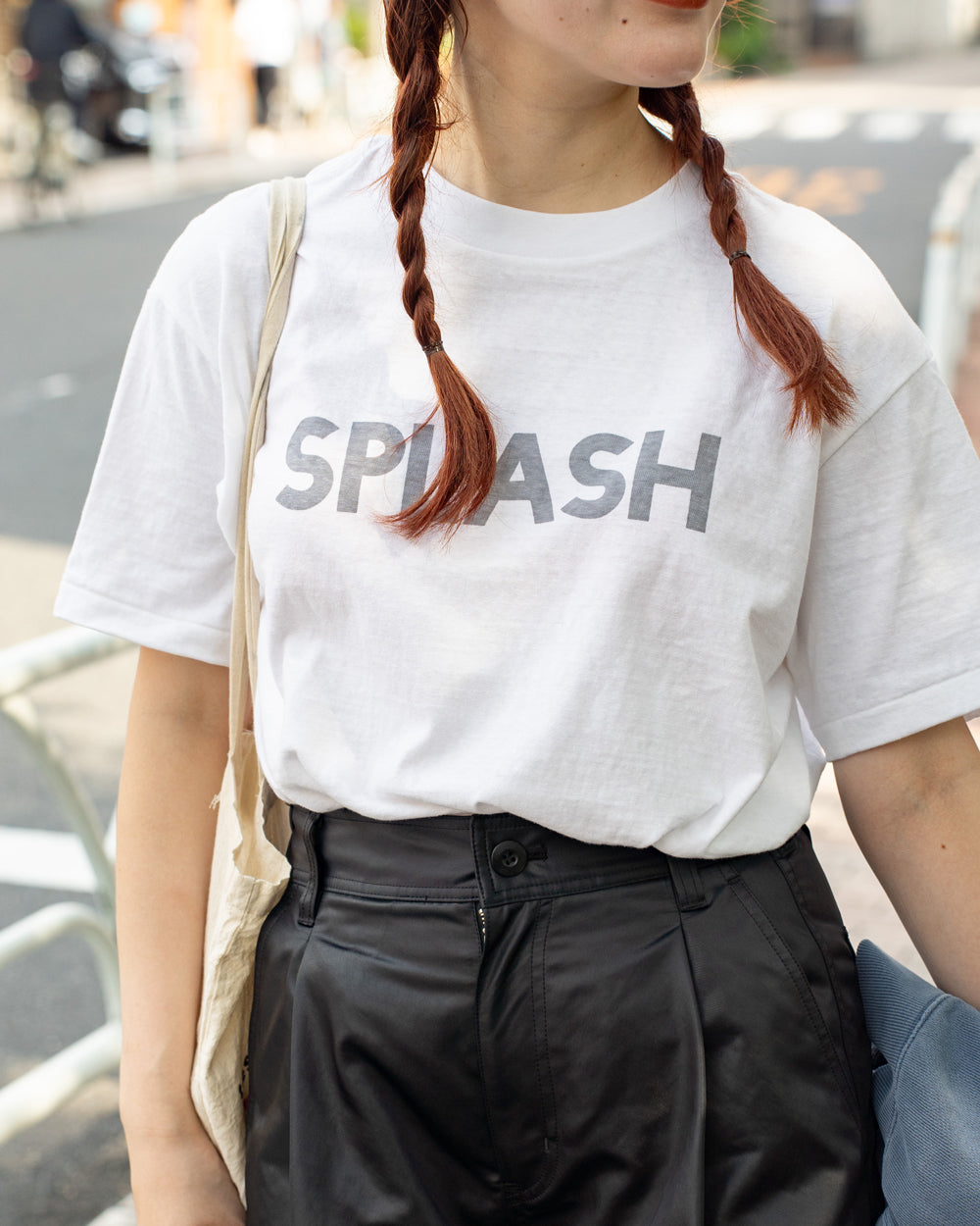 Americana Raffy print tee -SPLASH