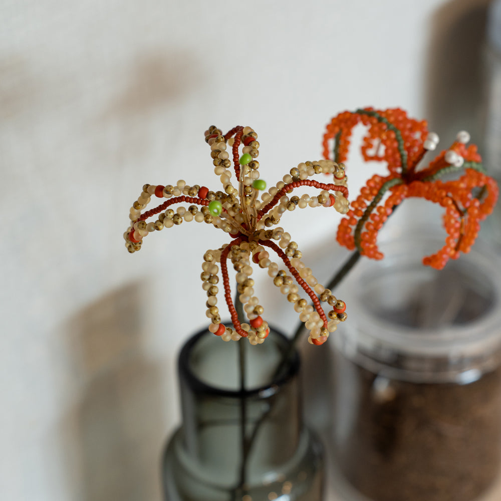 SAI botanical works   Beads flower -Lily