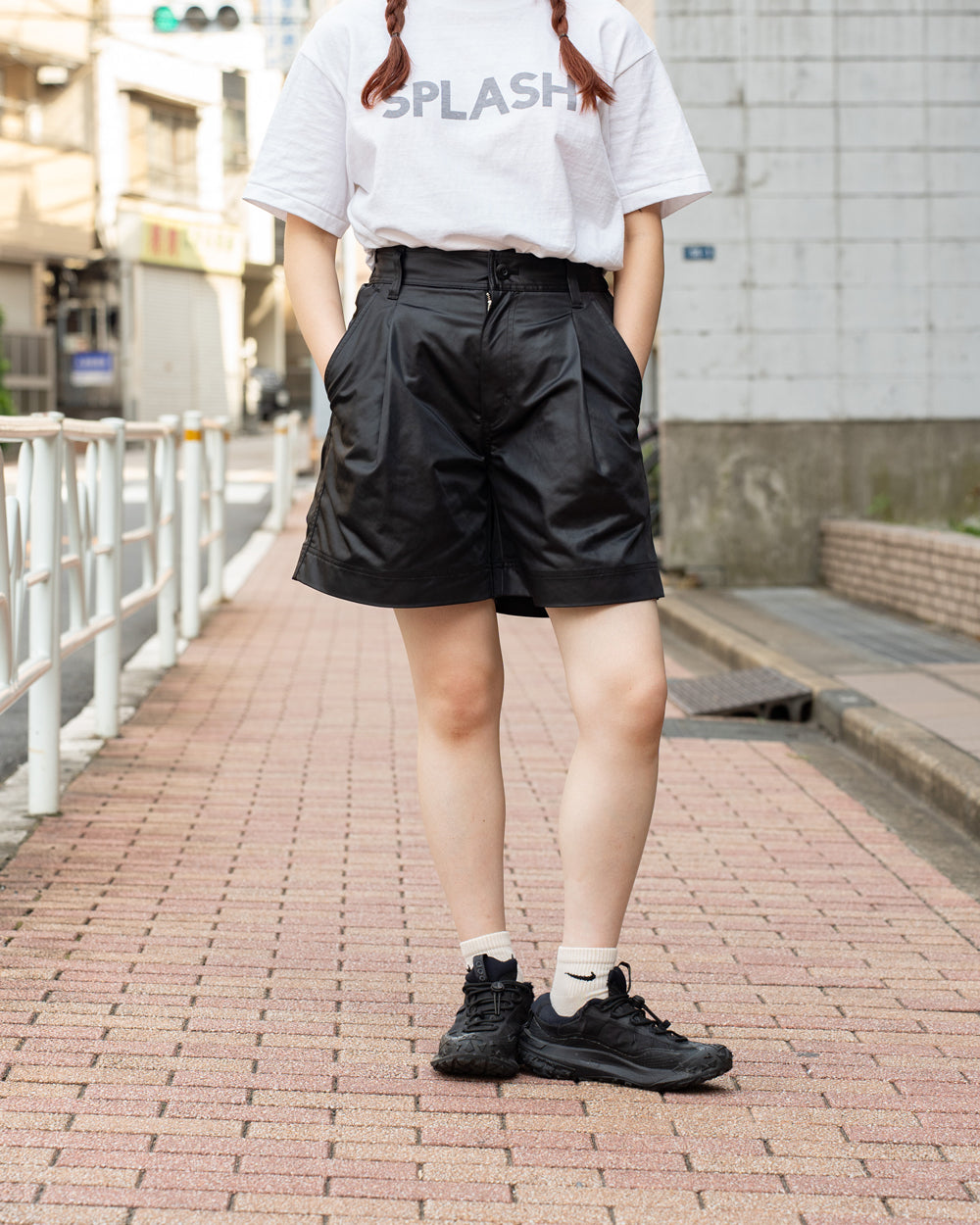 Oblada GI SHORTS LEATHER LIKE