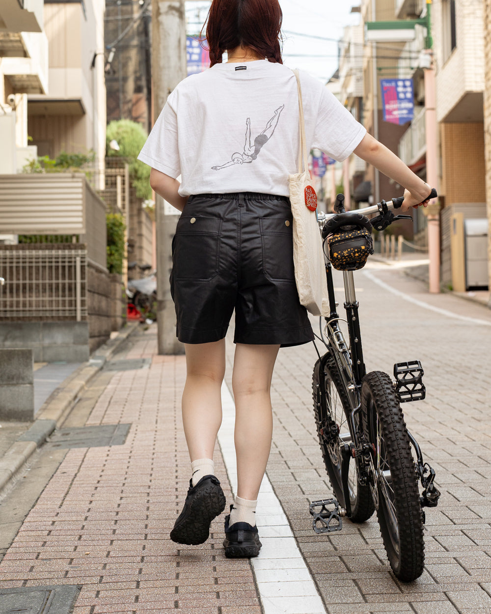 Oblada GI SHORTS LEATHER LIKE