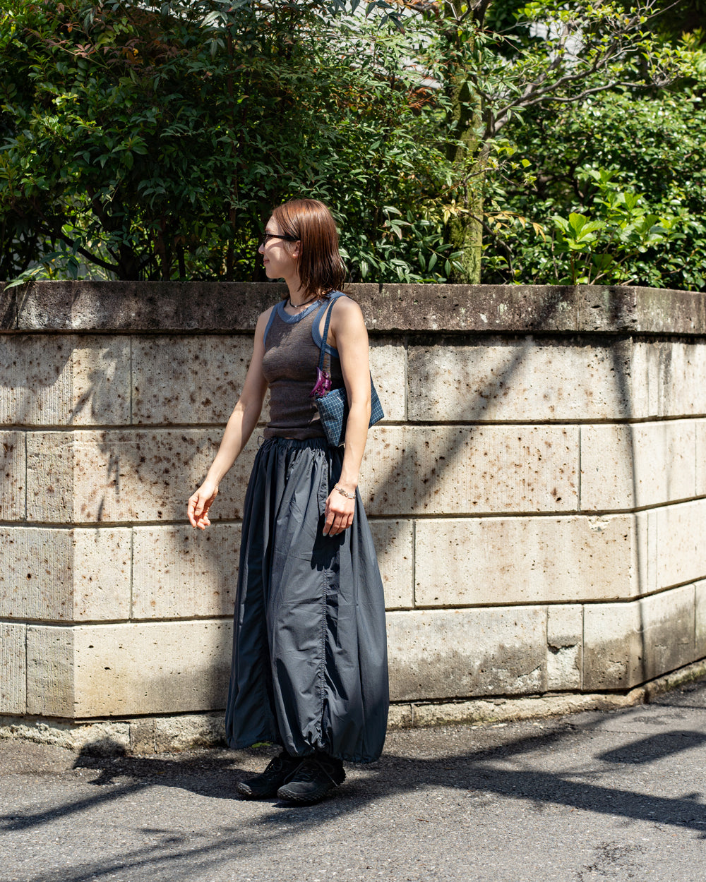 THE NORTH FACE PURPLE LABEL  Garment Dyed Nylon Over Skirt