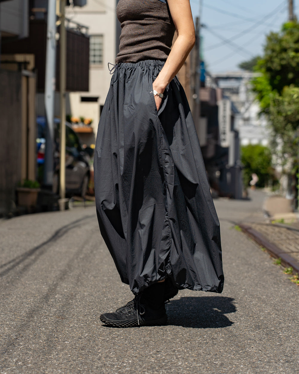 THE NORTH FACE PURPLE LABEL  Garment Dyed Nylon Over Skirt