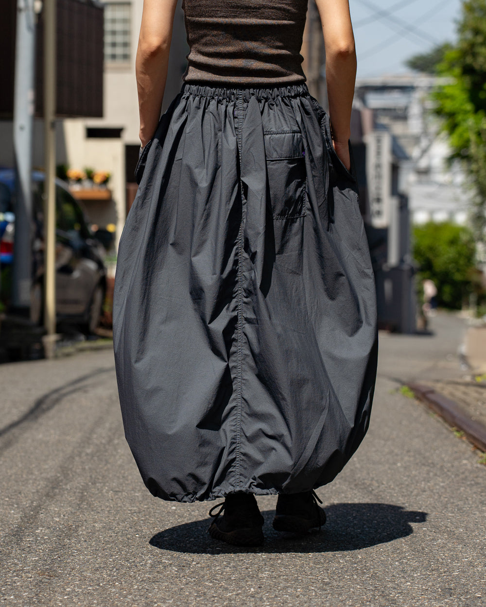 THE NORTH FACE PURPLE LABEL  Garment Dyed Nylon Over Skirt