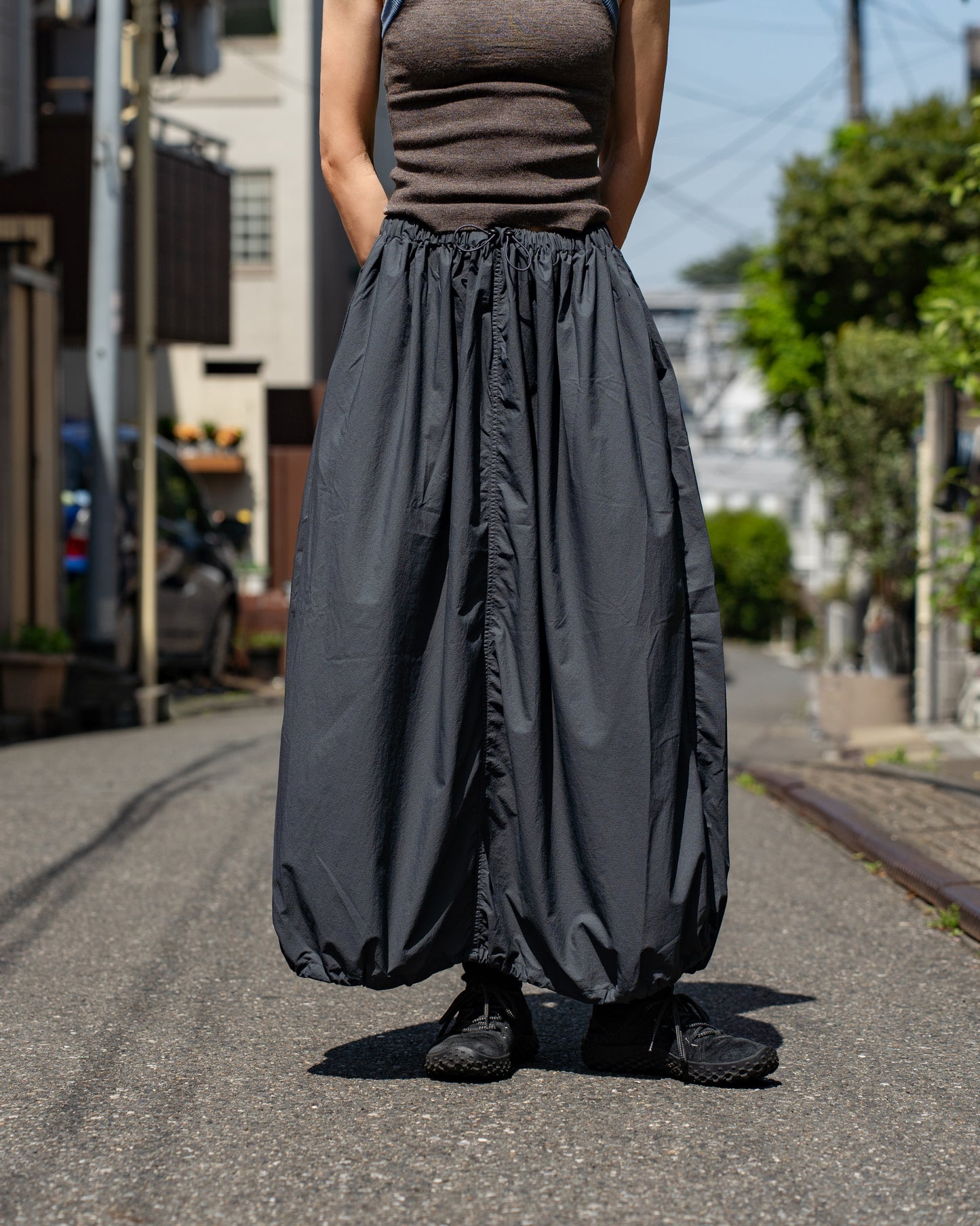 THE NORTH FACE PURPLE LABEL  Garment Dyed Nylon Over Skirt