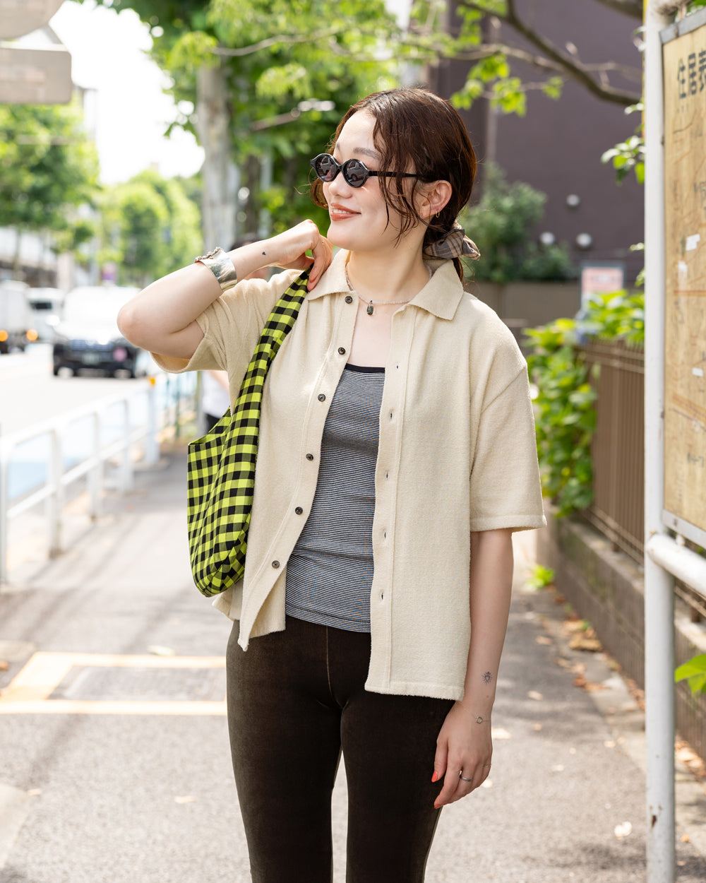 トップス 25ss Yonetomi SURFER MOLE KNIT SHIRT 3 Yonetomi SURFER MOLE KNIT SHIRT -UNISEX – Friday