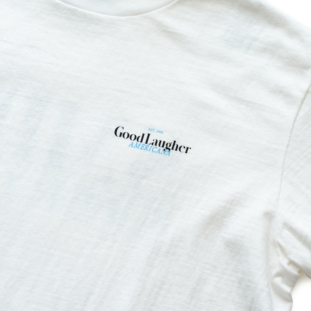 Americana Raffy print tee -SMILE EVERYDAY