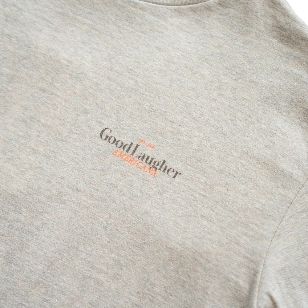 Americana Raffy print tee -SMILE EVERYDAY