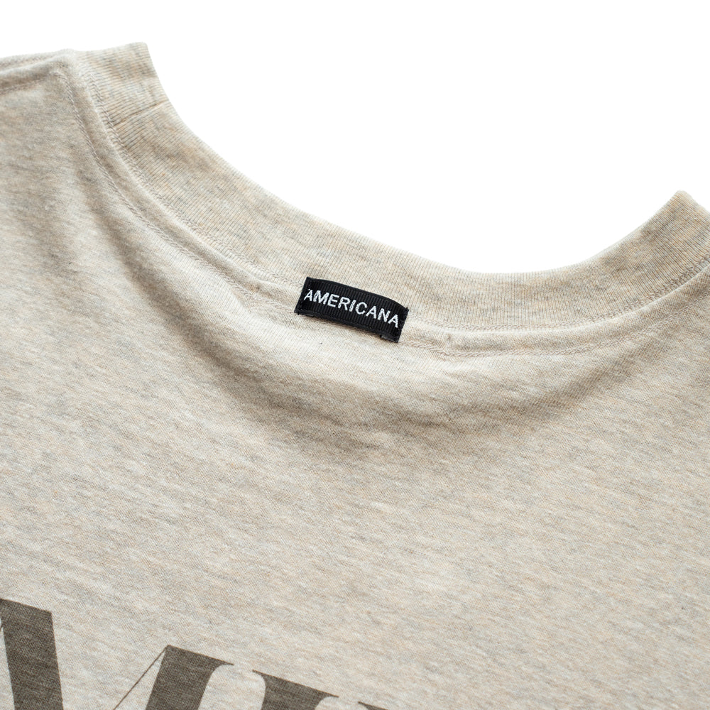 Americana Raffy print tee -SMILE EVERYDAY