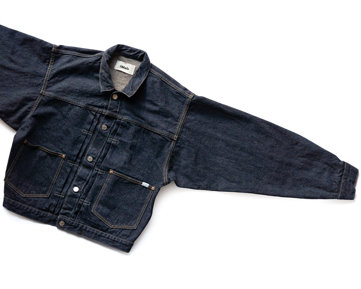 Oblada デニムジャケット ダークブルー Oblada 1936 DENIM JACKET – Friday