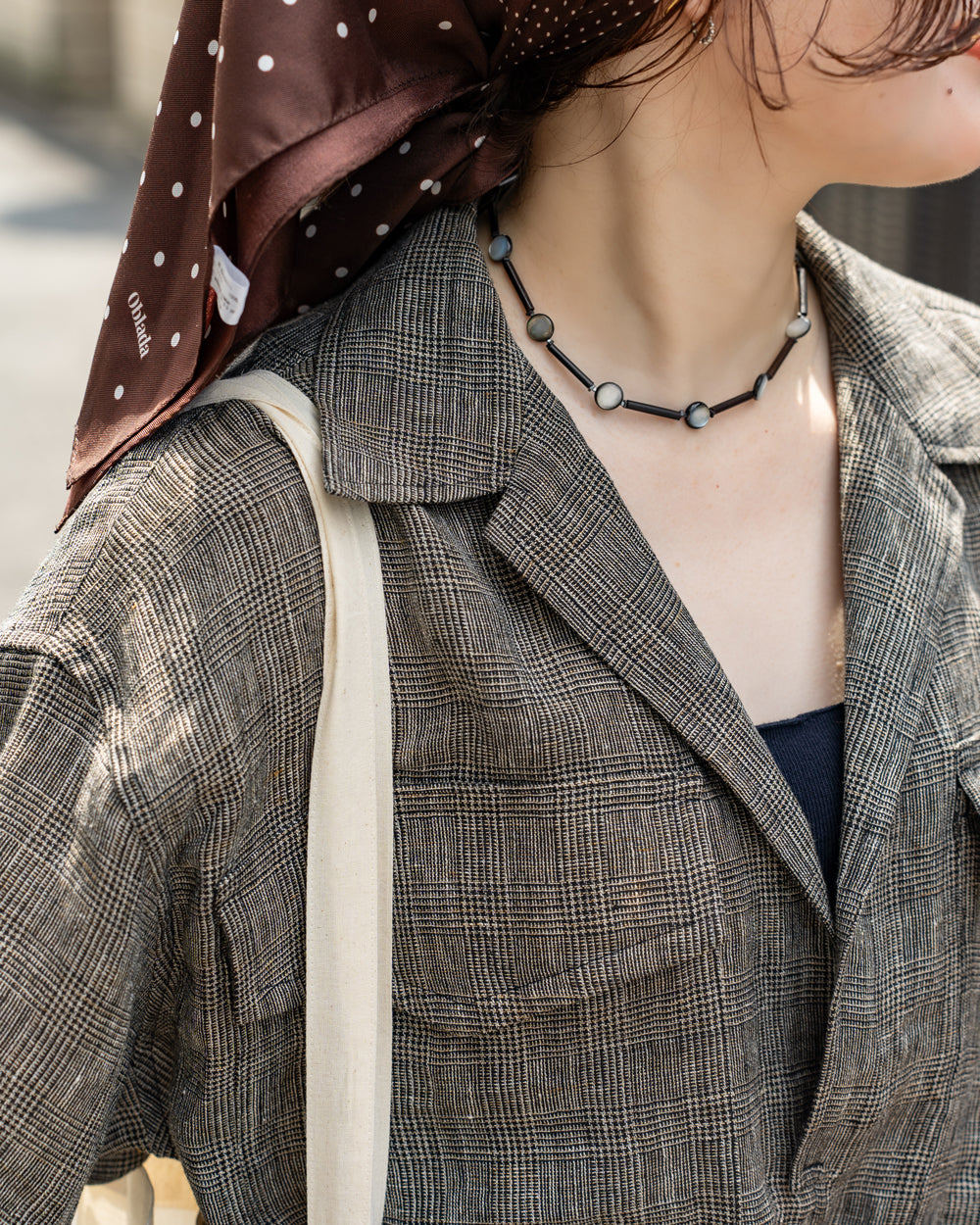 HAVERSACK Safari shirts -Linen glencheck