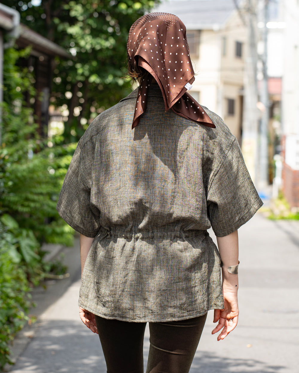 HAVERSACK Safari shirts -Linen glencheck