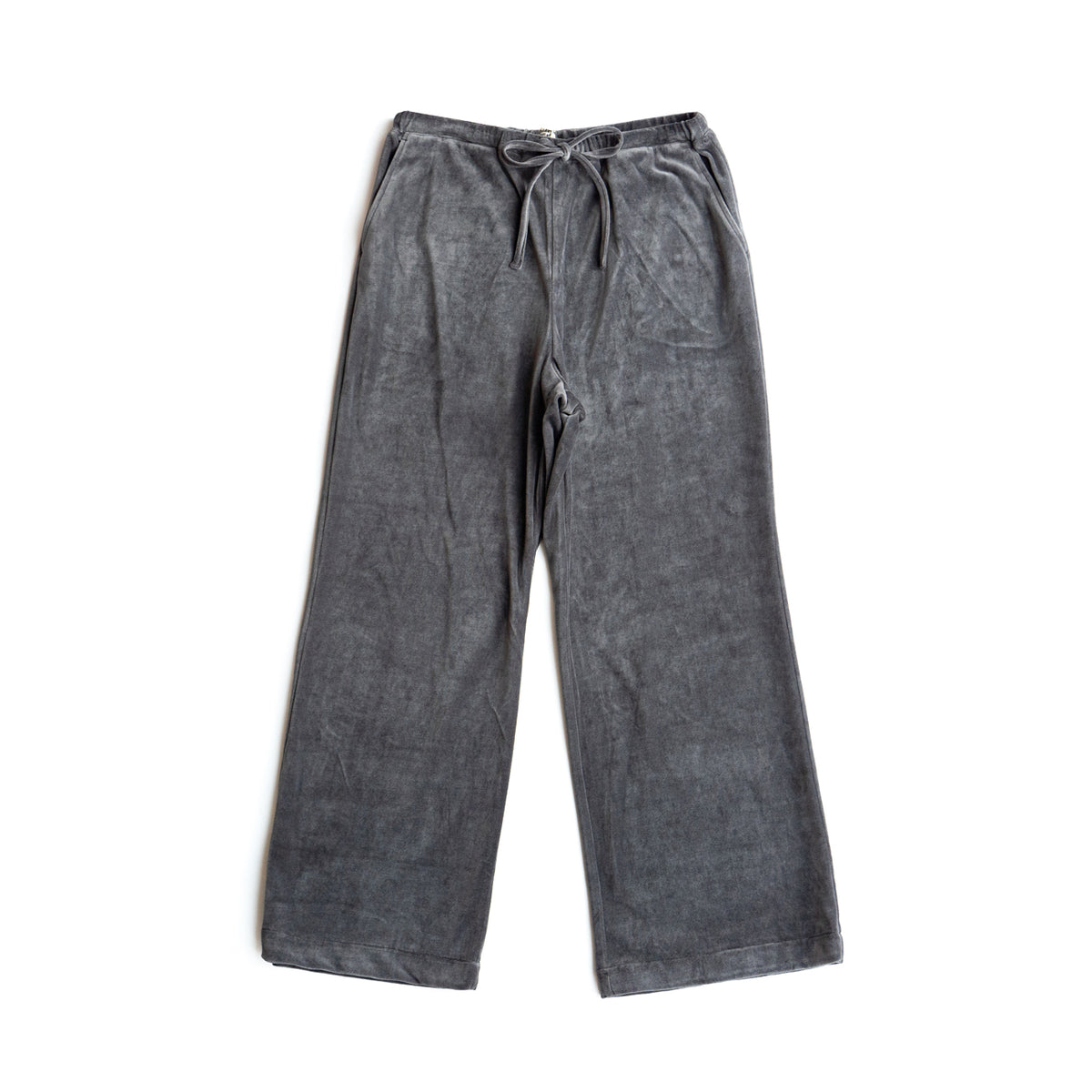 F F F   Easy pants  -Velour "Charcoal"