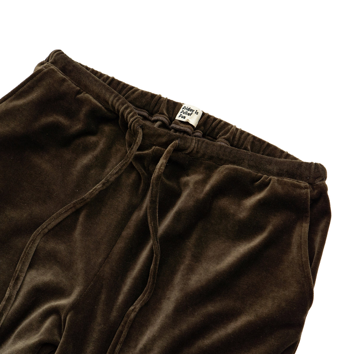 F F F   Easy pants  -Velour "Khaki"