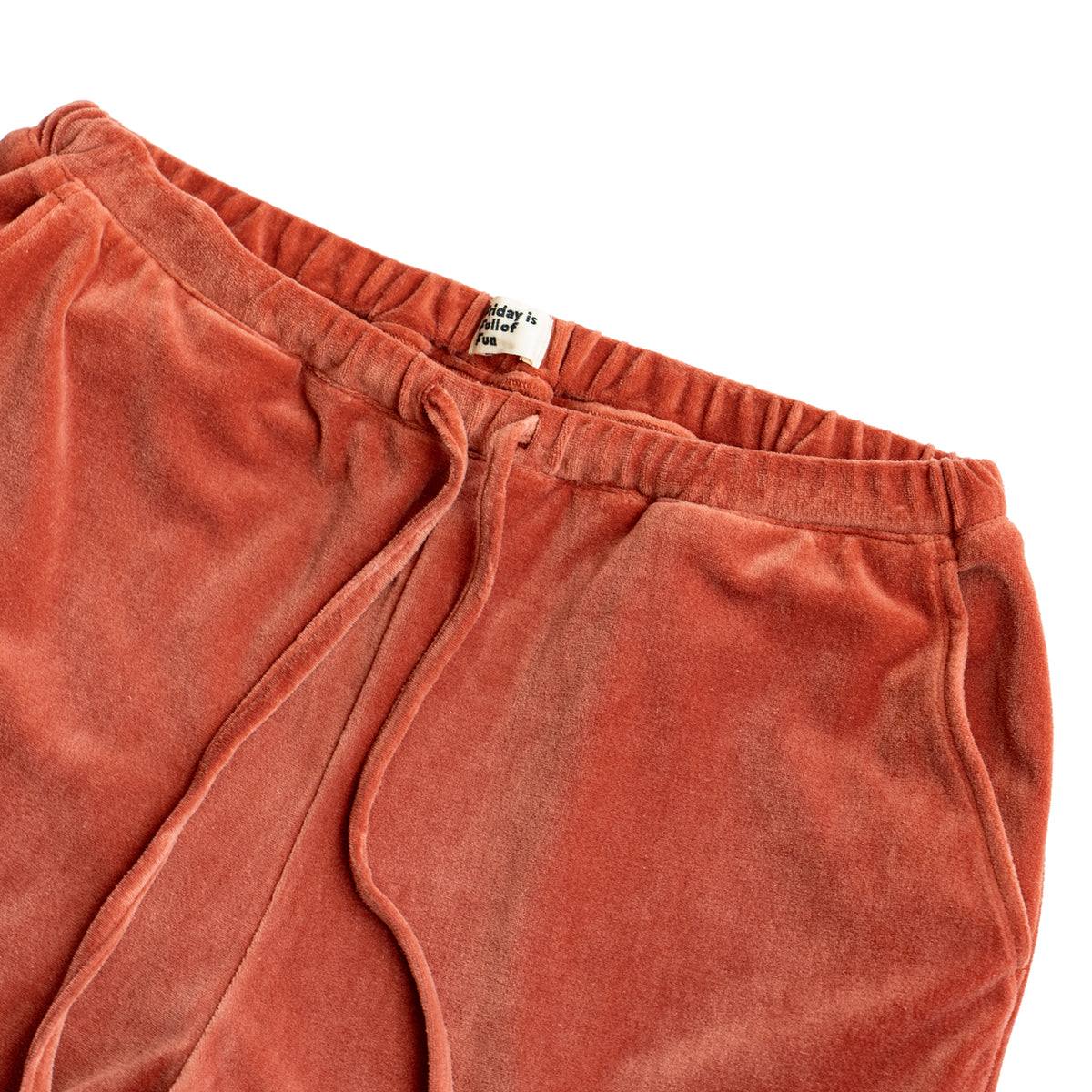 F F F   Easy pants  -Velour "Coral"