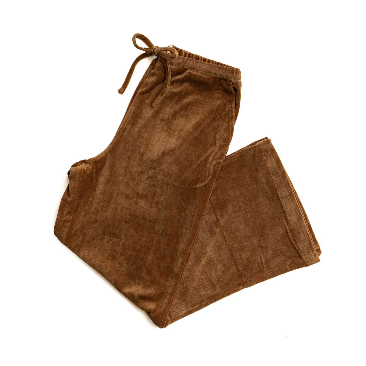 F F F   Easy pants  -Velour "Brown"