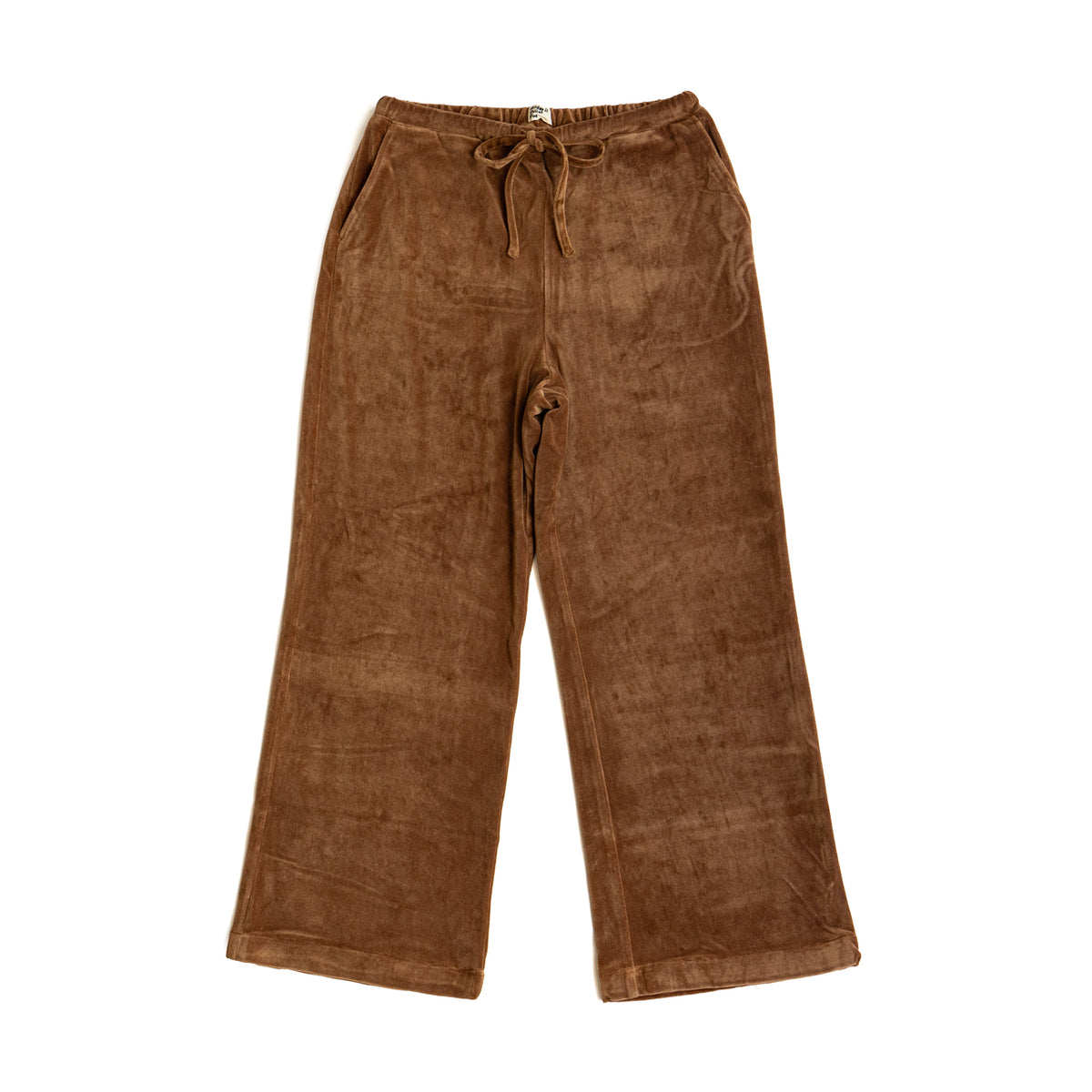 F F F   Easy pants  -Velour "Brown"