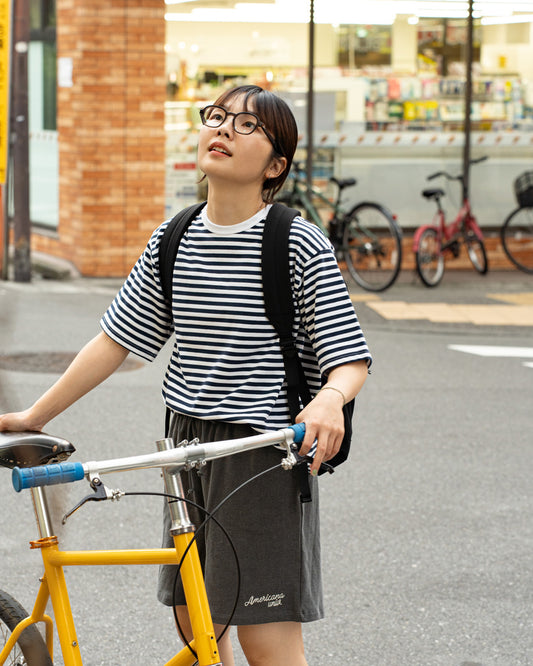 nanamica COOLMAX Stripe Jersey Tee