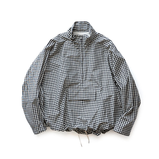 HAVERSACK Cotton silk stand collar blouson