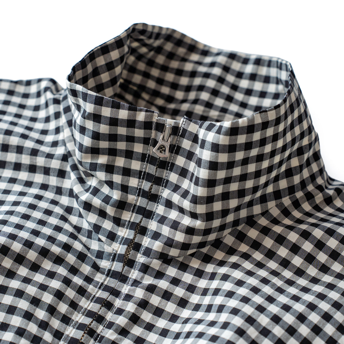 HAVERSACK Cotton silk stand collar blouson