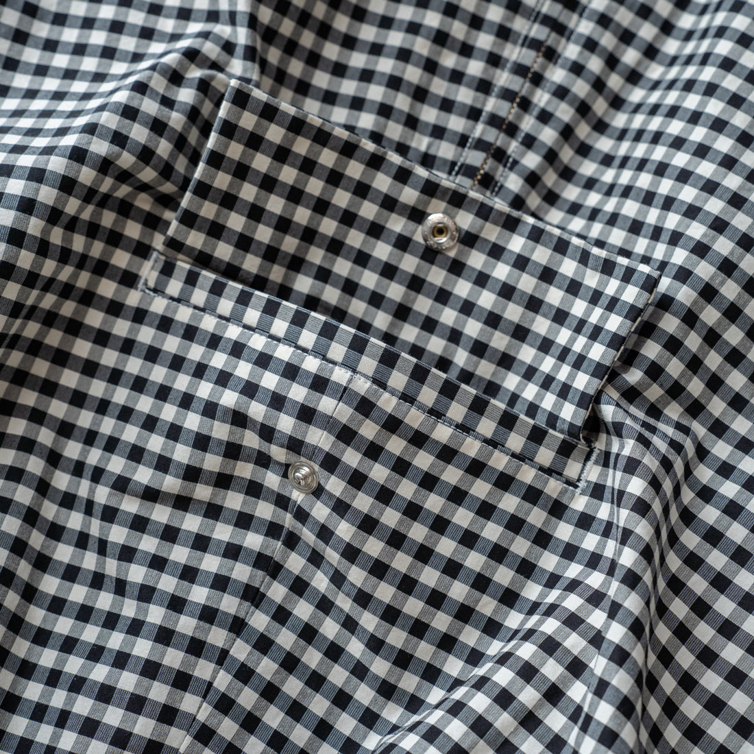 HAVERSACK Cotton silk stand collar blouson