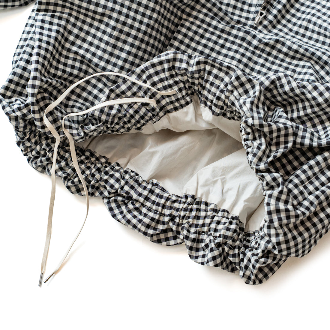 HAVERSACK Cotton silk stand collar blouson