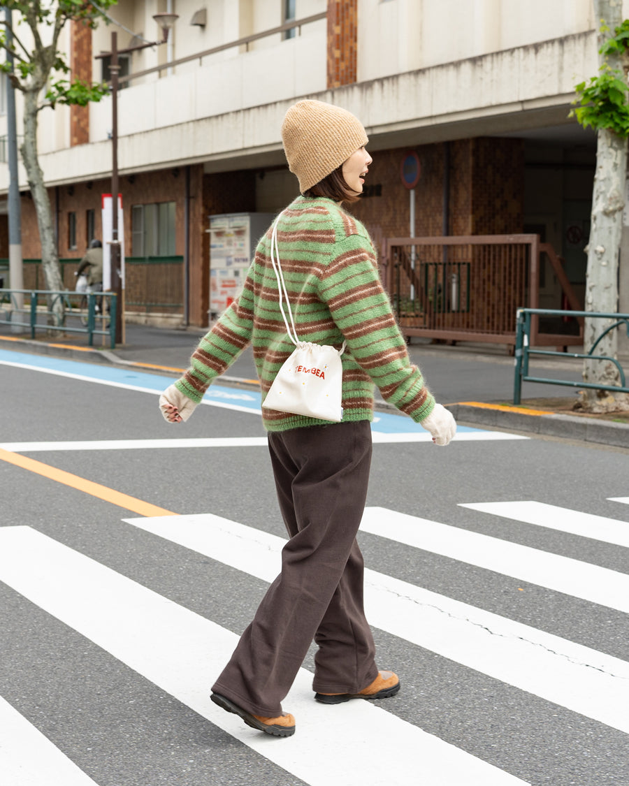 TEMBEA×Friday  POCHETTE  "Flower Embroidery"  NATURAL