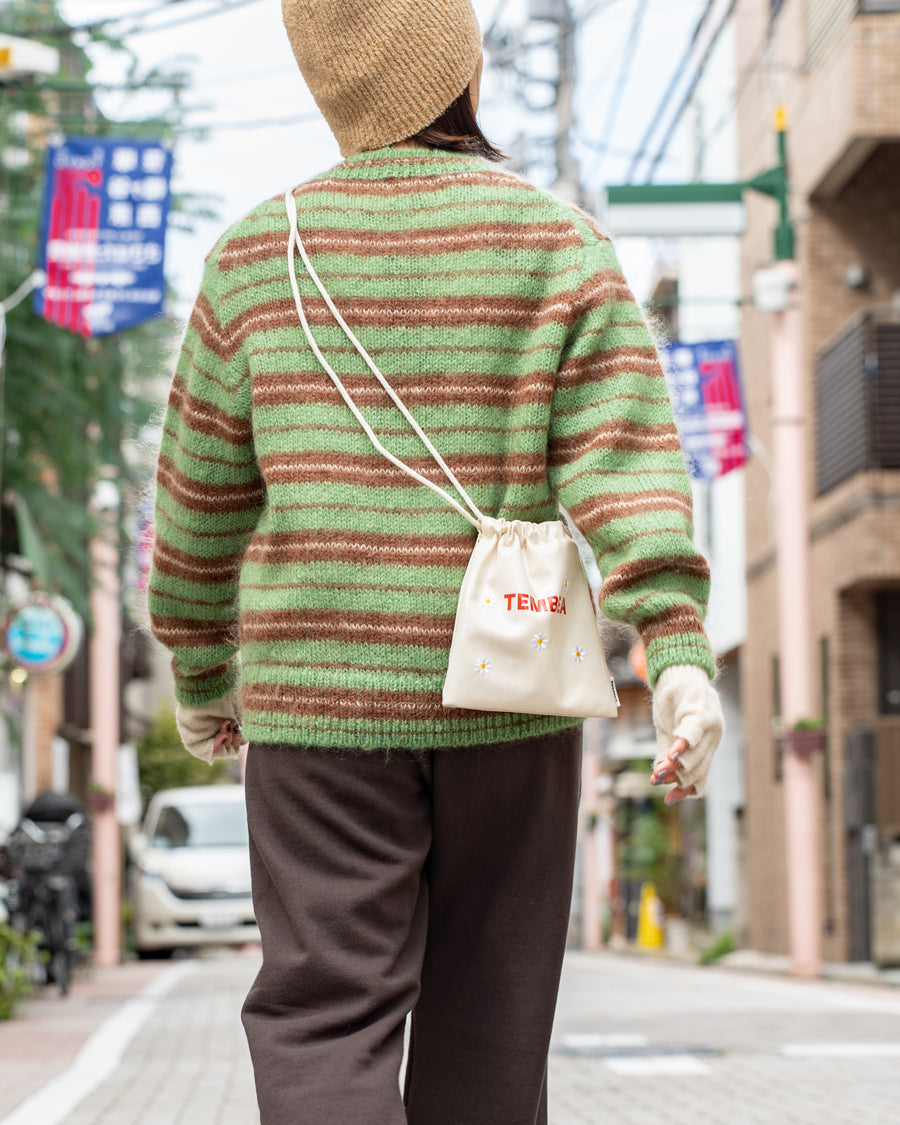 TEMBEA×Friday  POCHETTE  "Flower Embroidery"  NATURAL