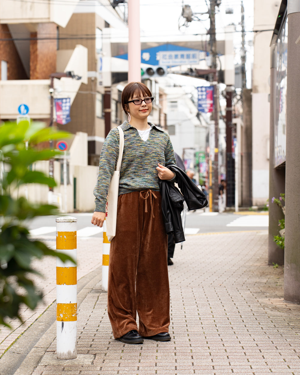 COOHEM　ONI KASURI WOOL KNIT P/O