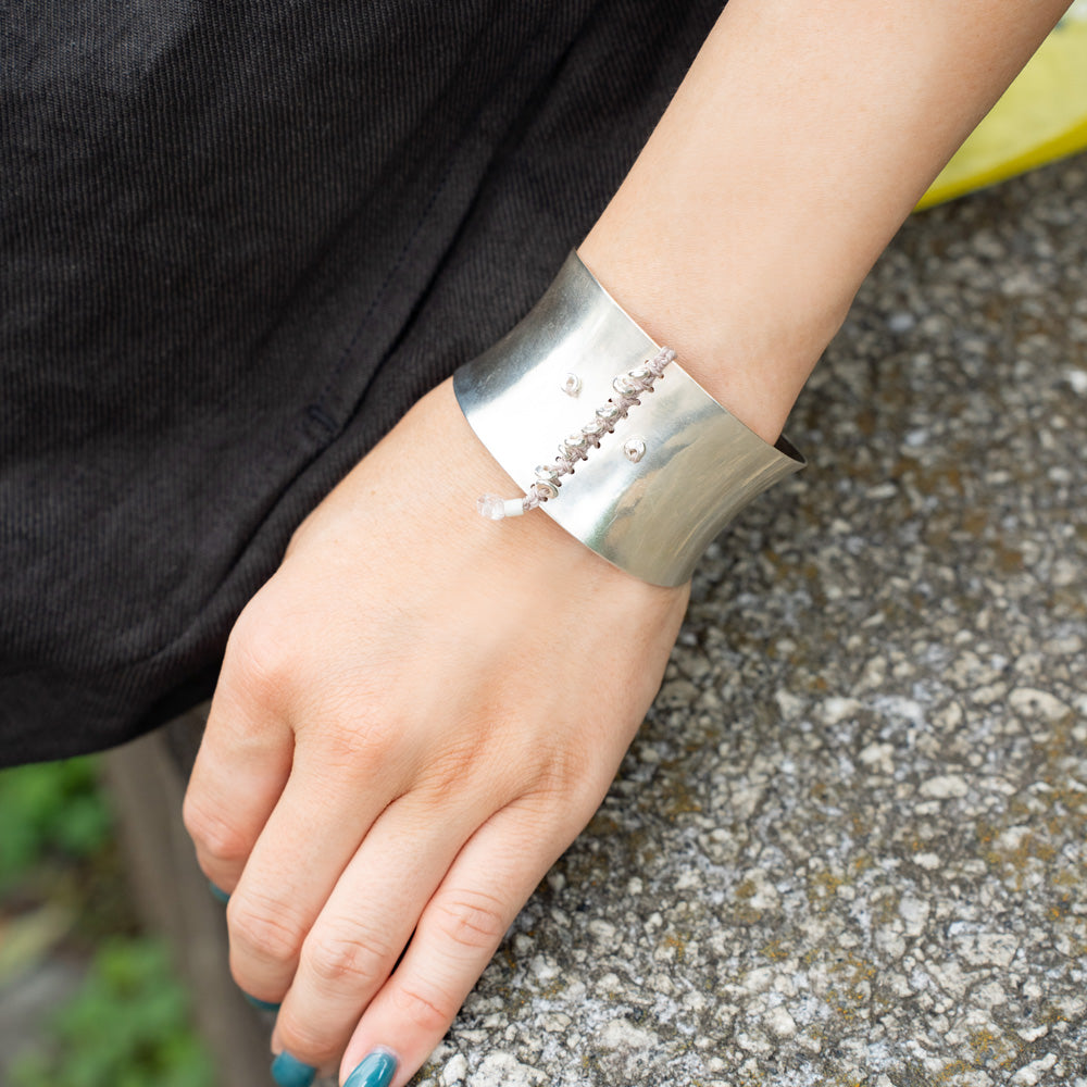 WONDER FULL LIFE × accessoories mau　TALISMAN / kalen silver SILVER BANGLE #１