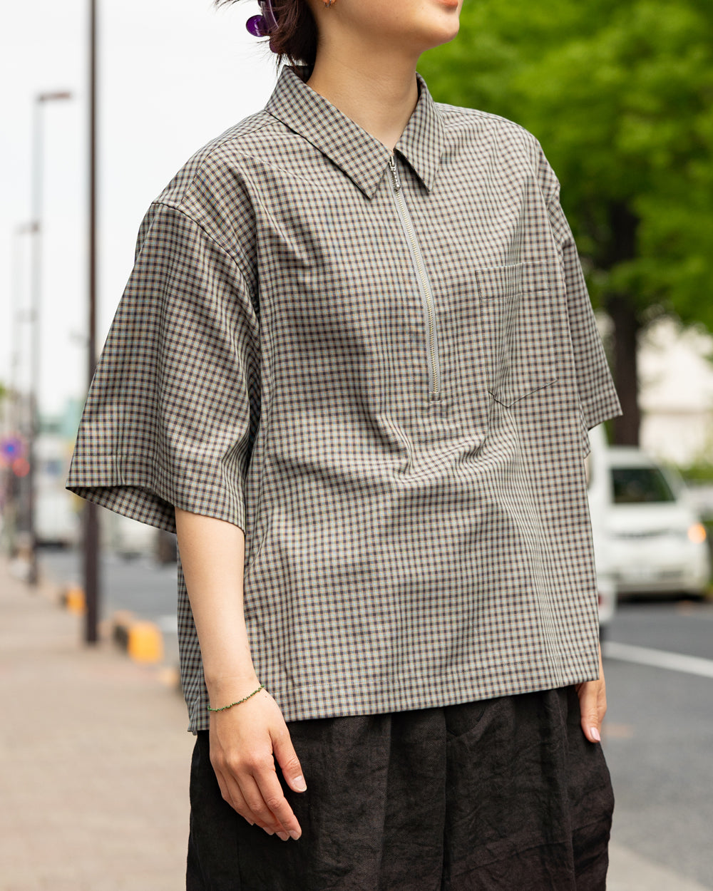 Oblada  HALF ZIP SHIRT