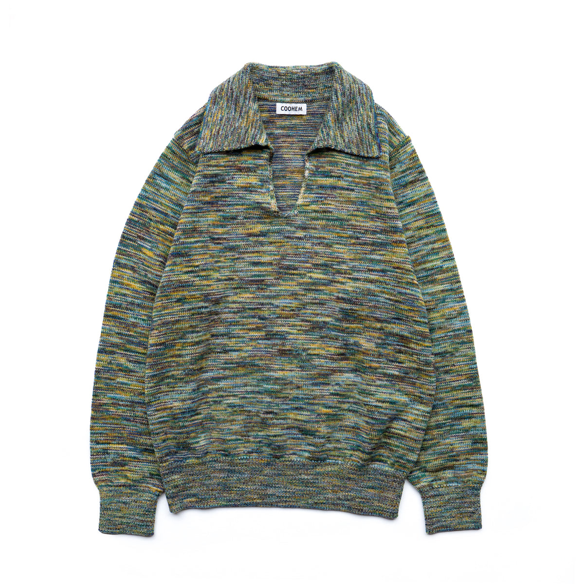 COOHEM　ONI KASURI WOOL KNIT P/O