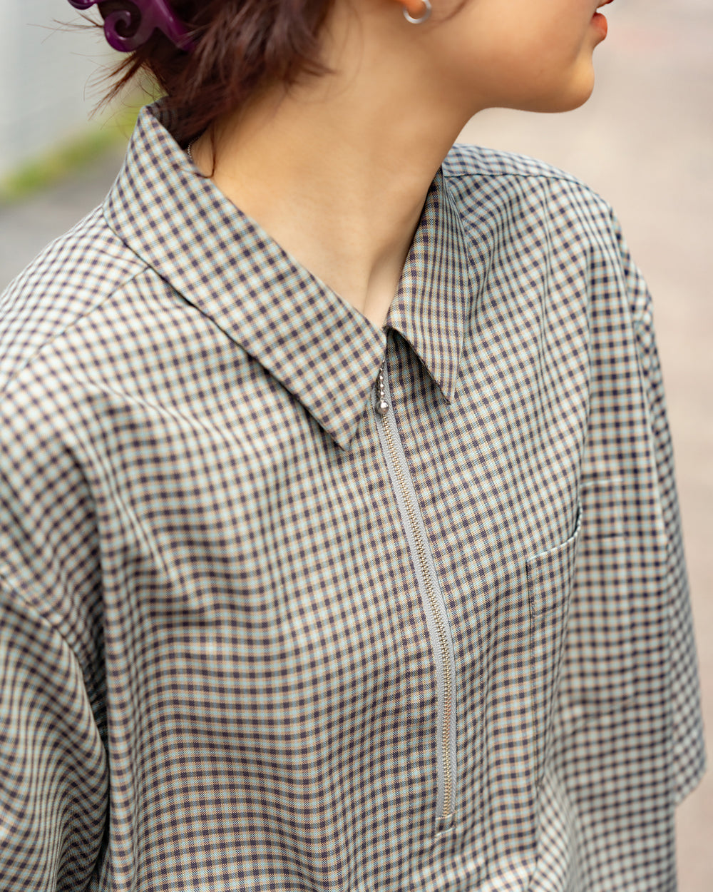 Oblada  HALF ZIP SHIRT