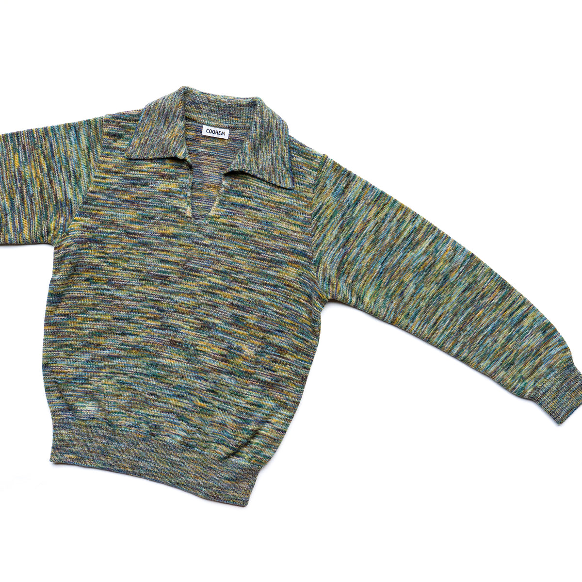 COOHEM　ONI KASURI WOOL KNIT P/O