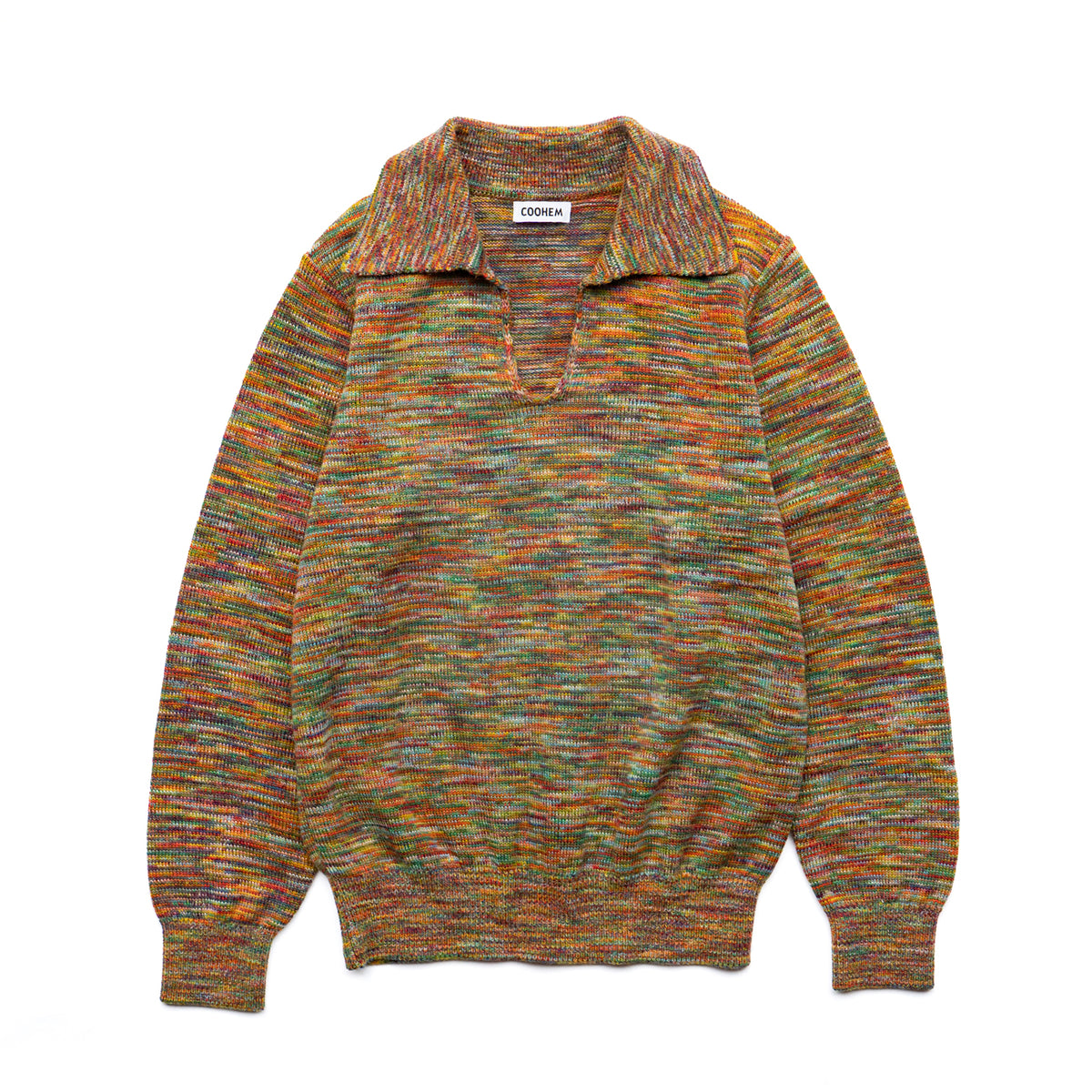 COOHEM　ONI KASURI WOOL KNIT P/O