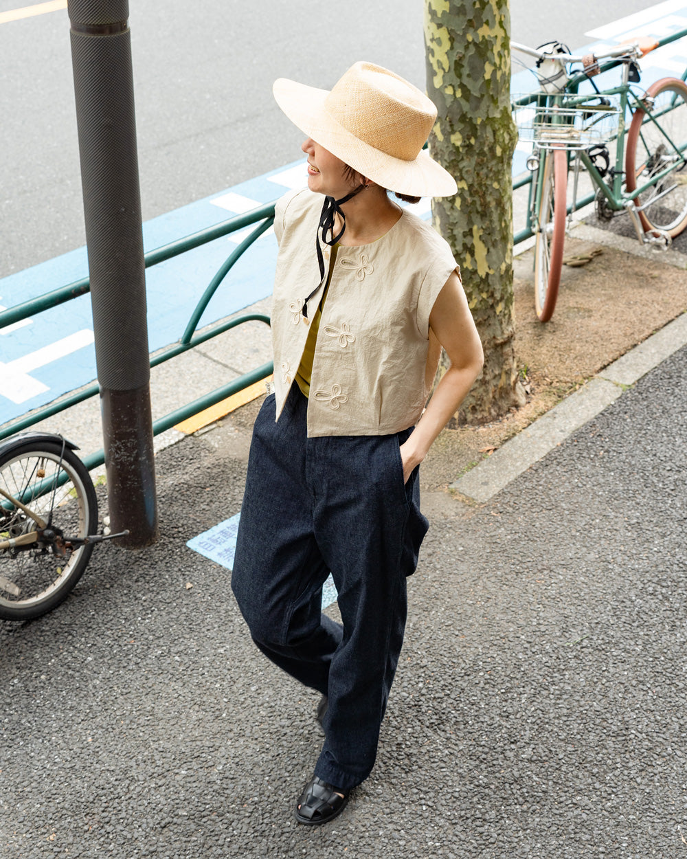 HAVERSACK × Friday  Compact gilet -Natural