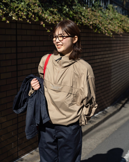 Americana Stretch Taffeta Anorak Hoodie